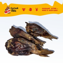 Лакомства для собак Сытый пёс / Утиные головы / 1 шт.