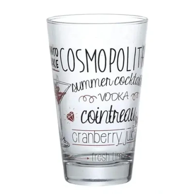 Стакан 395мл «Саммер коктейлс» (р.29123) 2 цвета 42877SLBD10