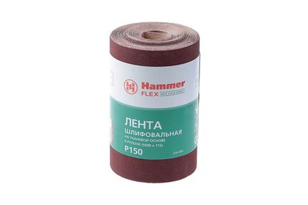 Лента  шлиф. Hammer 216-005 115х5м  P150