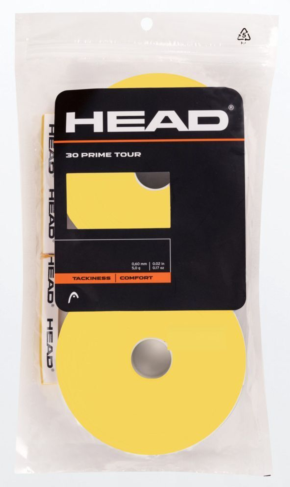 Теннисные намотки Head Prime Tour 30P - желтый