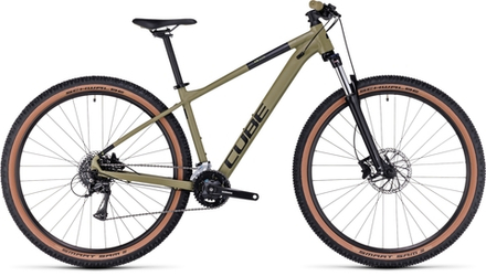 Велосипед CUBE 2023  Aim Race olive´n´black  24"