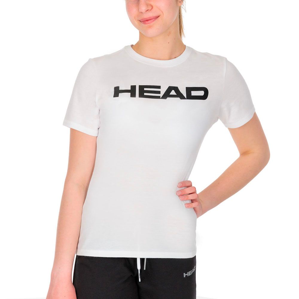 Футболка женская HEAD Club Original T-Shirt W 814845-WH-XL, р.XL, полиэстер, хлопок, эластан, белый