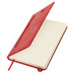 Ежедневник датированный 2025 А5 138x213 мм, BRAUBERG "Optimal", под кожу, резинка-фиксатор, держатель для ручки, красный, 115893