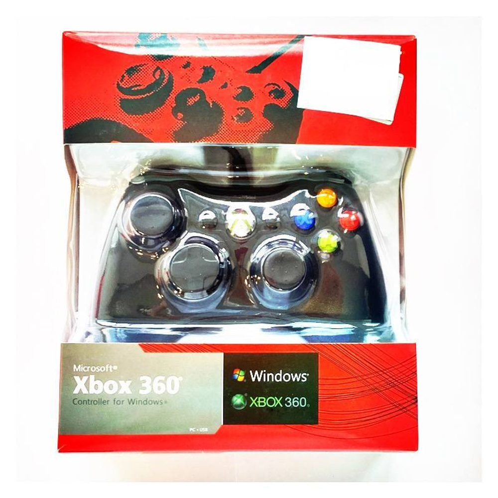 Геймпад для Xbox 360 (проводной) Черный