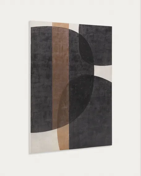 Tonol коричневый абстрактный холст 140  x 180 см