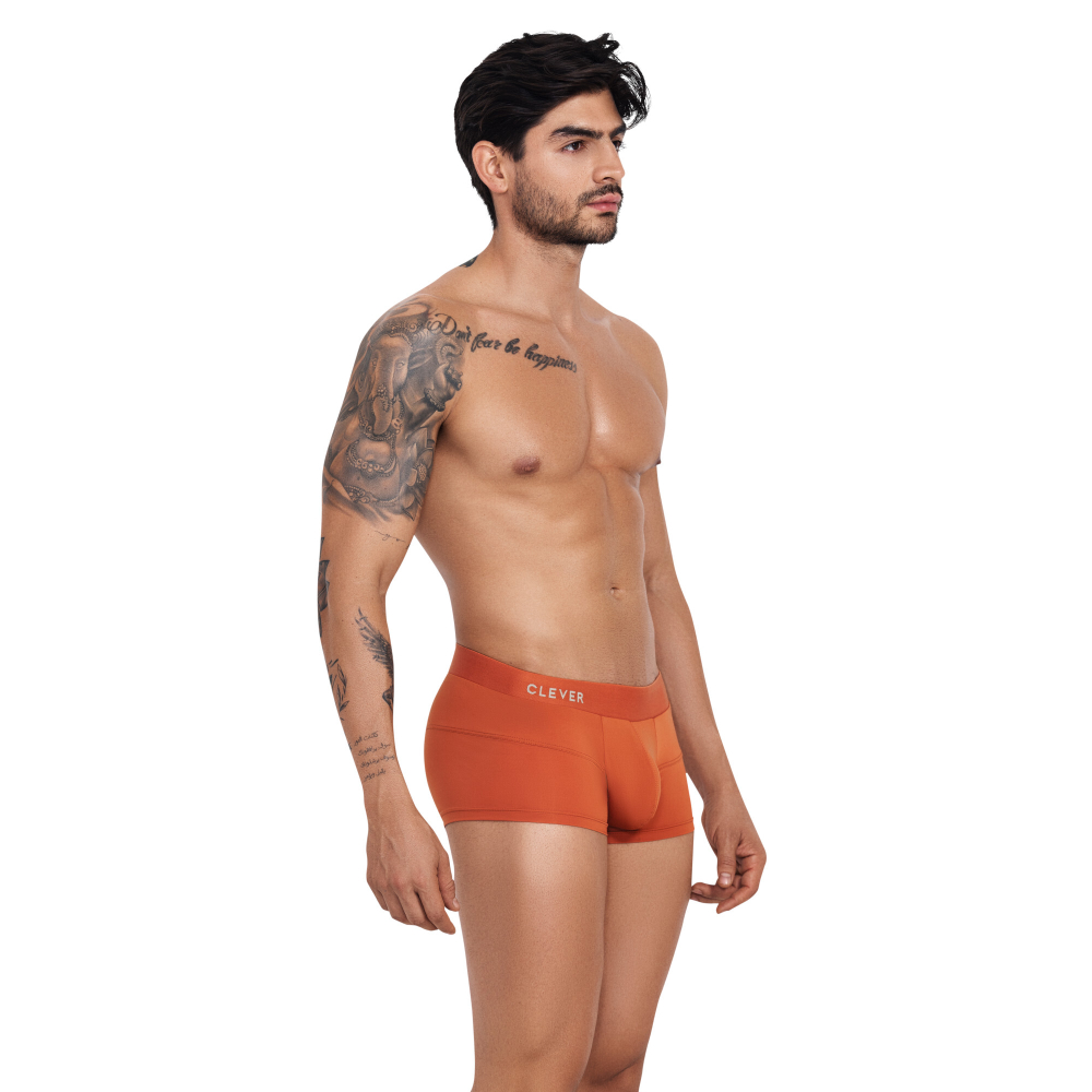 Мужские трусы хипсы оранжевые Clever CURSE BOXER 126104