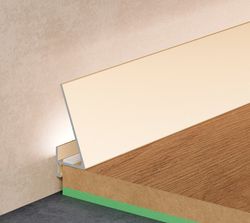 Щелевой плинтус Pro Design Corner 570 шампань, 2600x15,5x35 мм