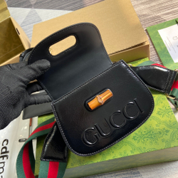 Gucci Bamboo 1947 Mini Top Handle Bag 17 cm
