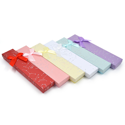 Футляр картонный прямоугольный, ассорти (6х2шт), серия "Подарочная" (№19)