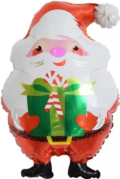 Шар Фигура (28''/71 см)  Дед Мороз с подарками