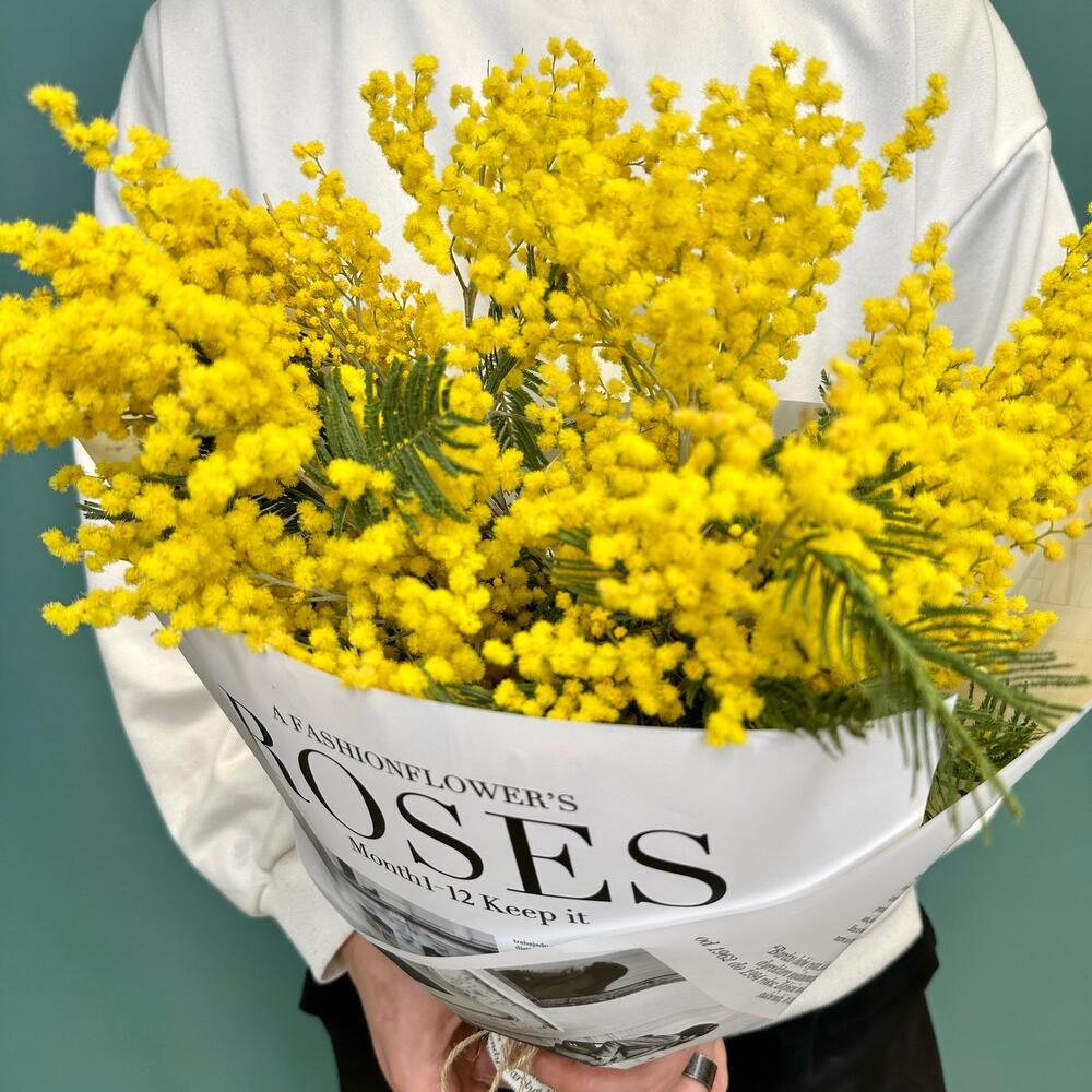 «Аромат весны» Букет мимозы