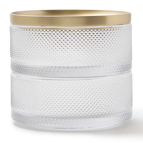 Шкатулка для украшений Tesora стекло-латунь