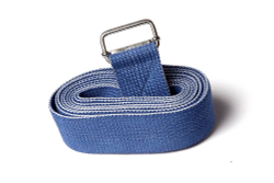 Ремень для йоги хлопковый Nature Color длиной 270 см Рамайога