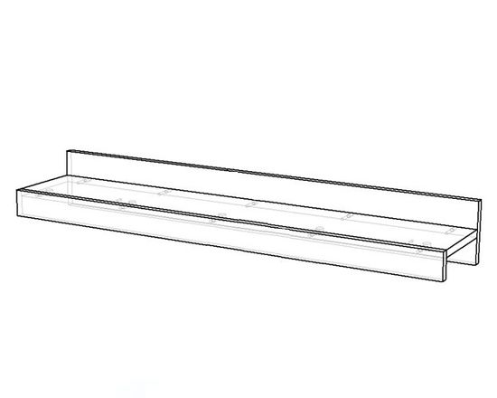 Полка Лаворо-1 /800*130*200/ венге