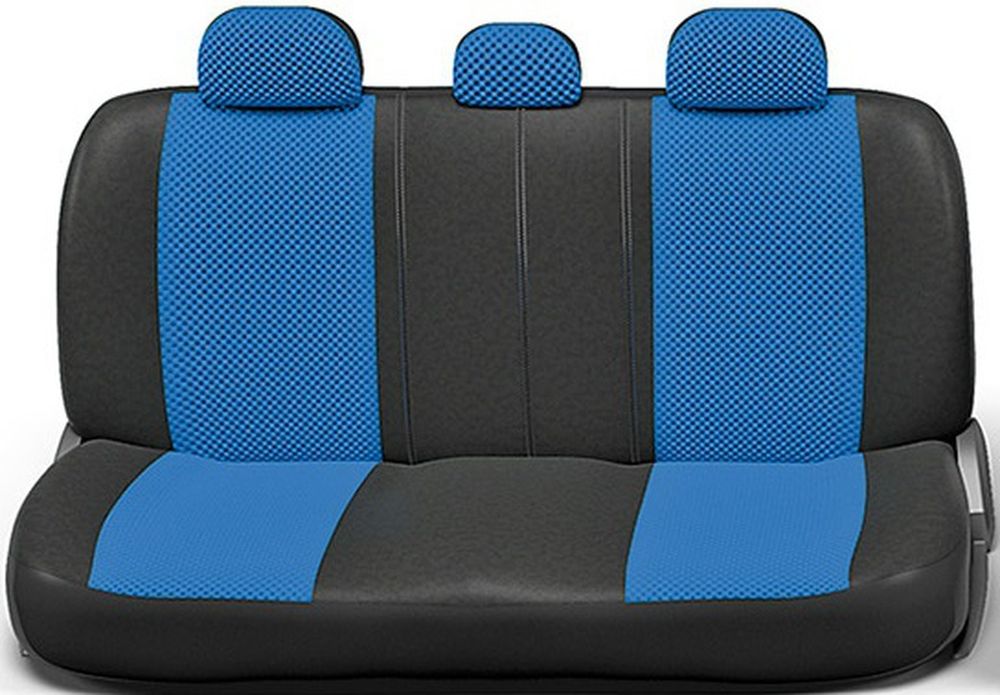 Авточехлы AUTOPROFI COMFORT COM-1105 BK/D.GY черный/синий размер М