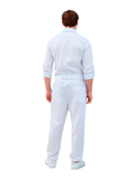 Комбинезон медицинский мужской Dr. Nice с поясом с пряжкой, черный, 50