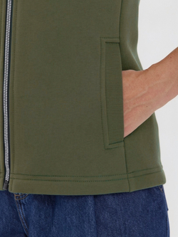 Жилет с начесом на молнии