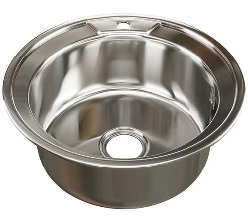 Мойка для кухни круглая D510 0.8мм/г180мм SMS