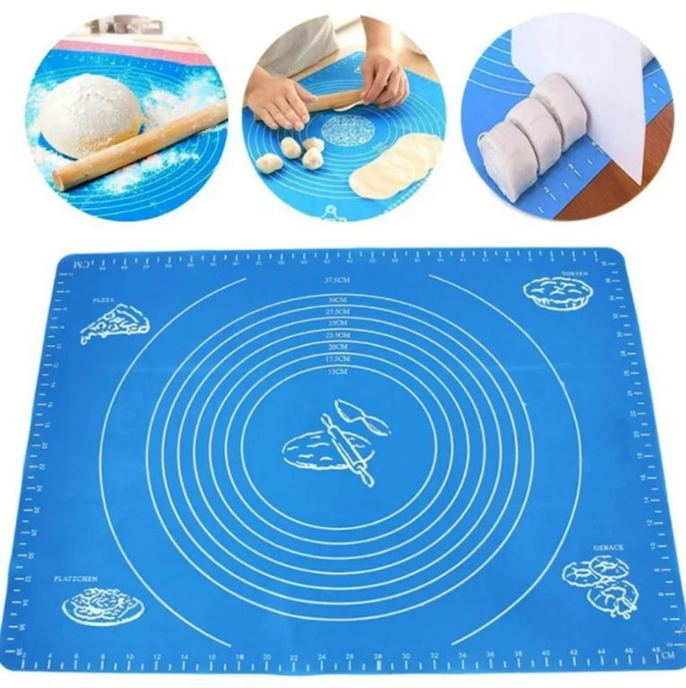 Силиконовый коврик с разметкой 70x50 см