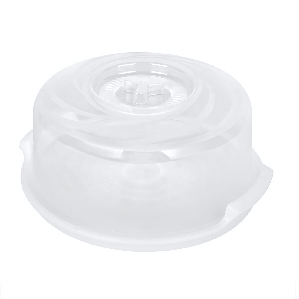 Комплект для СВЧ Sugar&Spice Vanilla: Крышка с паровыпускным клапаном d250 + поддон прозрачный