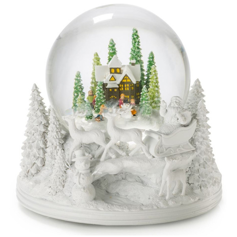 Фигурка 18см Музыкальный шар Новогоднее чудо Lamart