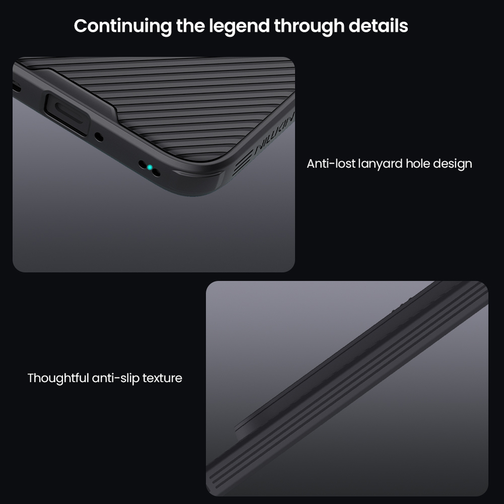 Чехол от Nillkin для Xiaomi Redmi Note 15 Pro+ 5G и Poco M8 Pro 5G, серия CamShield Pro (защитная сдвижная шторка для камеры)