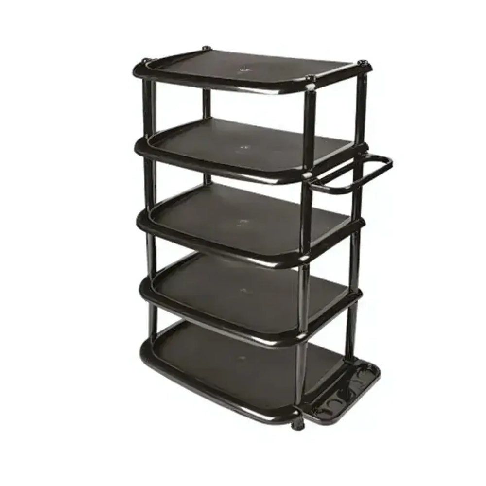 Полка для обуви 2 пары в ярусе (черный)