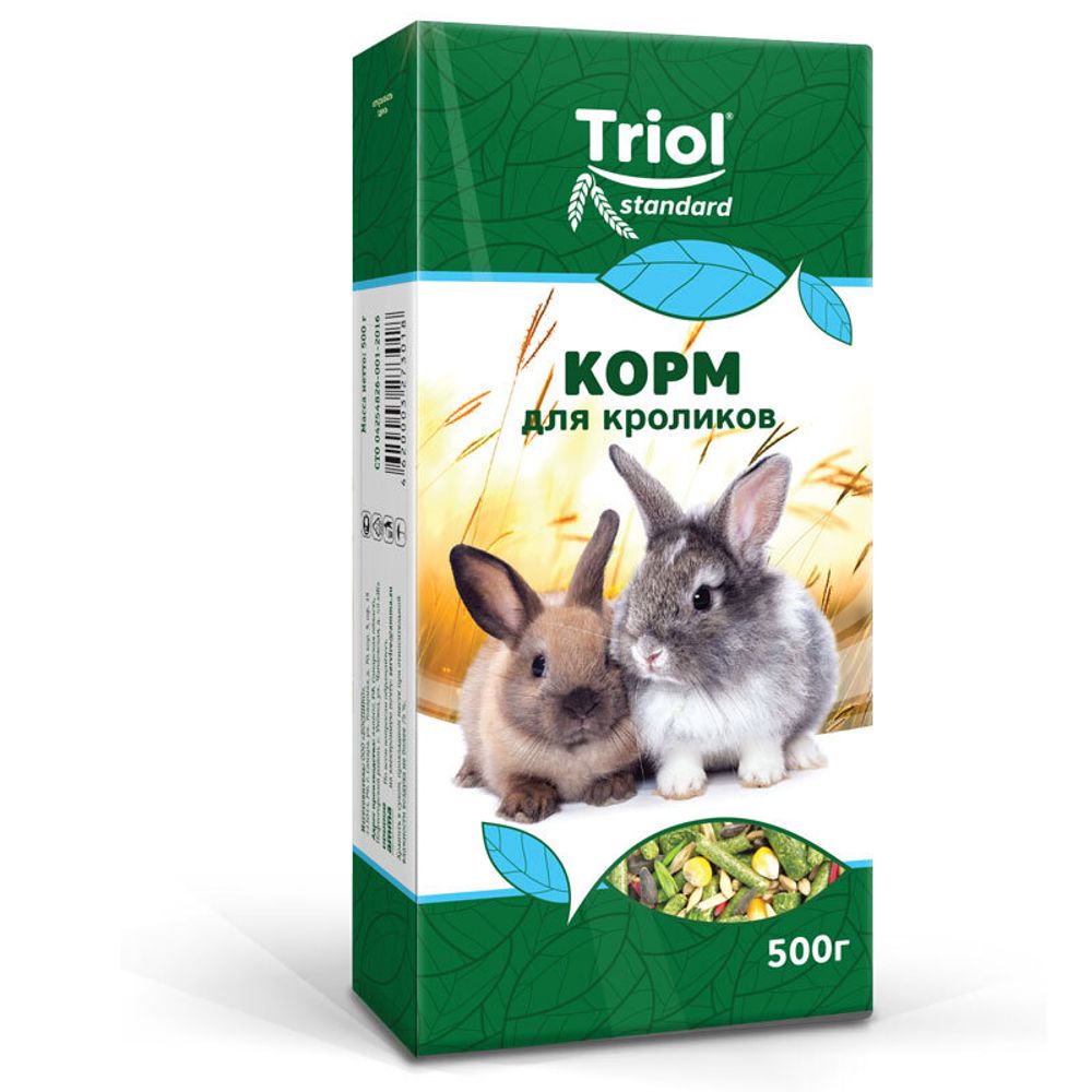 Корм Тriol Standard для кроликов, 500г Корм Тriol Standard для кроликов, 500г