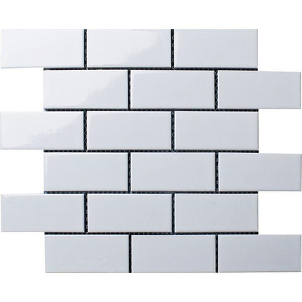 Мозаика Brick White Glossy (A1001G)