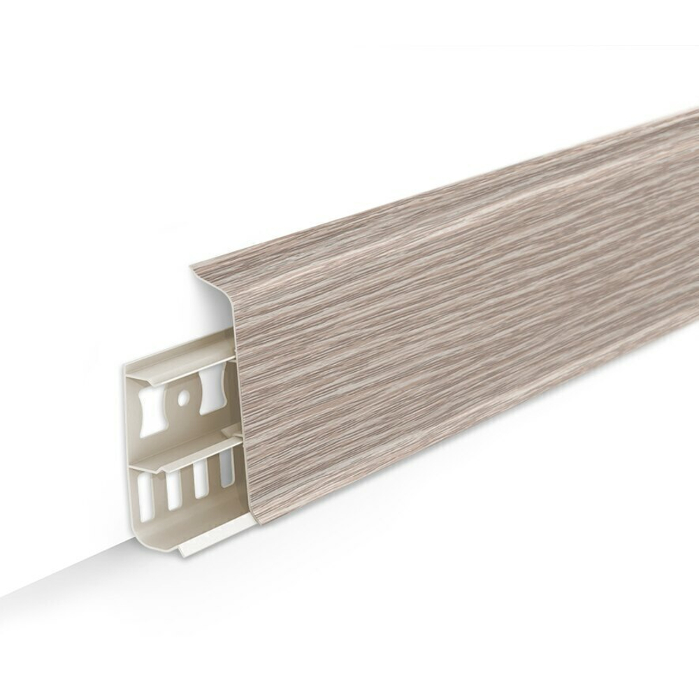 Плинтус напольный ПВХ "Деконика" 229 Дуб латте 2200х85х22 мм