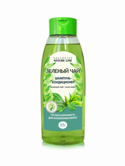 Exclusive Nature Line Шампунь- Кондиционер ЗЕЛЁНЫЙ ЧАЙ для ослабленных волос 500мл
