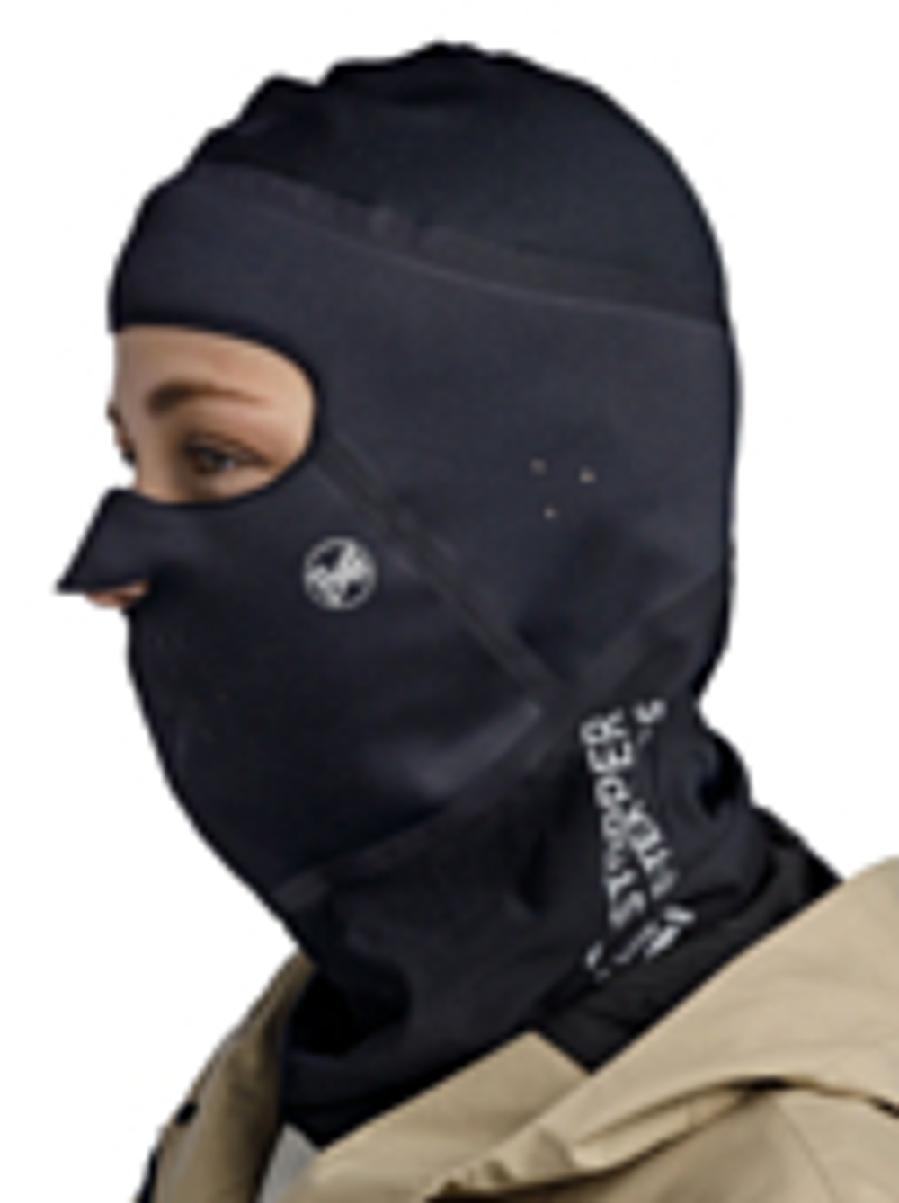 Маска (балаклава) Buff Windproof Balaclava Solid Black (US:L/XL)