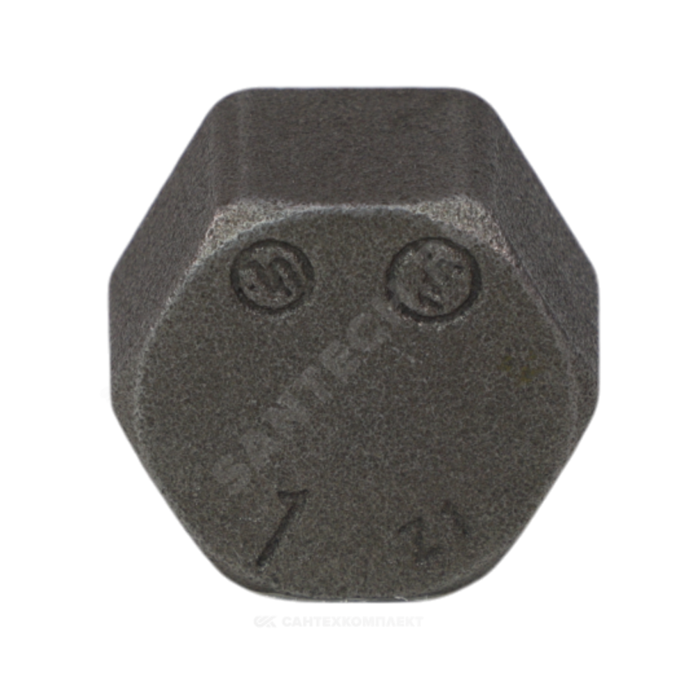 Заглушка чугун Ду 40 (1 1/2") ВР Fittex PLUS