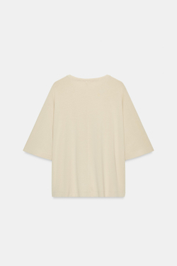 ZARA ТОП С РУКАВАМИ «ЛЕТУЧАЯ МЫШЬ», ПЕСОЧНЫЙ
