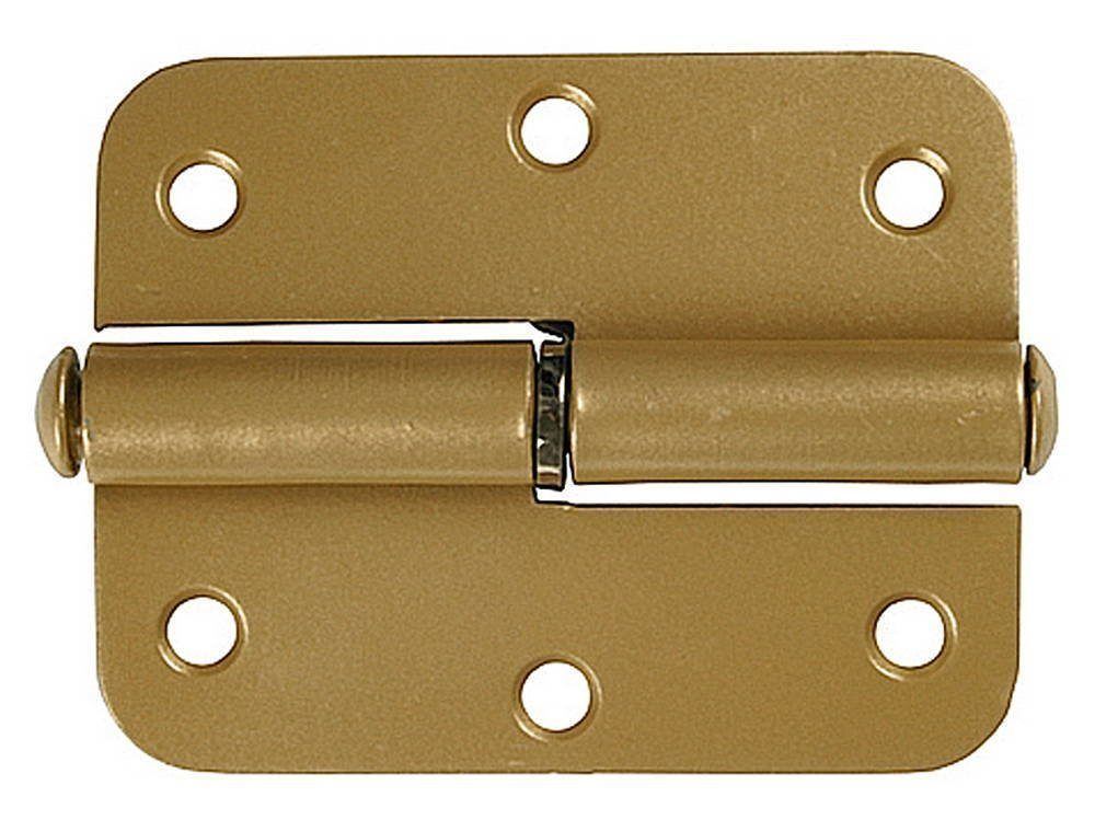 Петля накладная стальная ПН-85 мм. золото