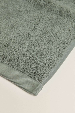 ZARA HOME ХЛОПКОВОЕ ПОЛОТЕНЦЕ, ХАКИ