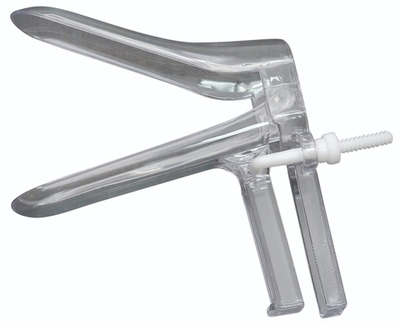 Гинекологическое зеркало-расширитель из пластика (Цвет: серебристый)