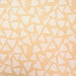 Упаковочная бумага, Крафт (0,7*1 м) Треугольники Люкс, Белый, 1 шт.