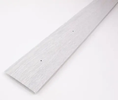 Порог алюминиевый прямой Дуб серый 100мм х 0,9м