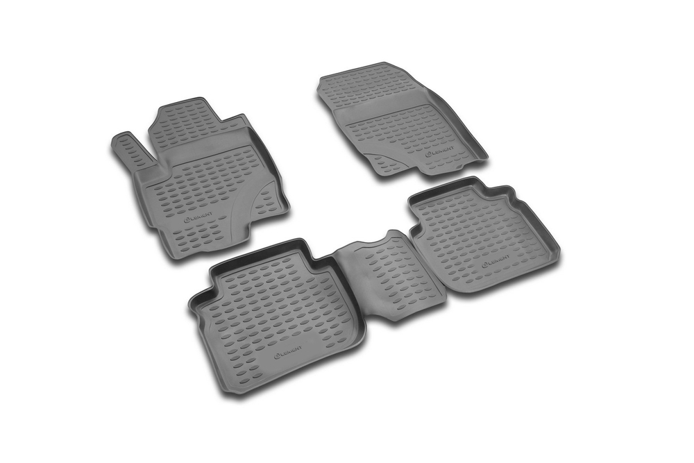 Коврики в салон для MITSUBISHI Colt 5 двер. 2003-2009, 4 шт. (полиуретан) NLC.35.02.210