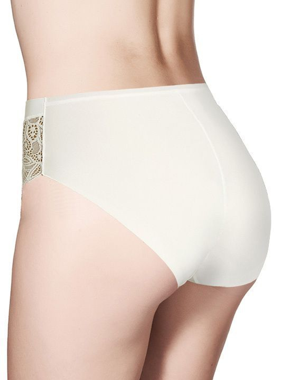 Трусики-слип со средней линией талии Bella Best Comfort (Размер: L) (Цвет: кремовый)