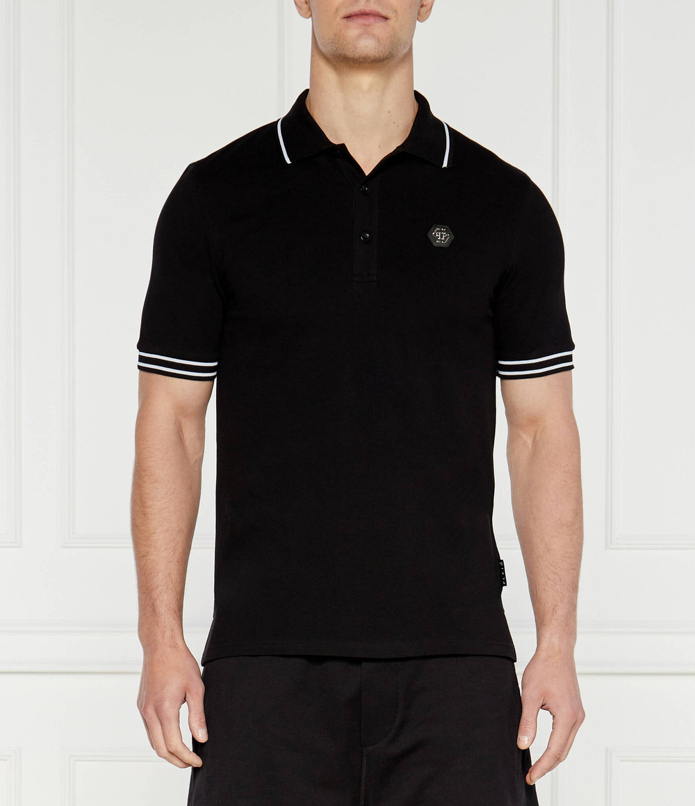 Поло Philipp Plein - черный(MTK7429 PTE003N)