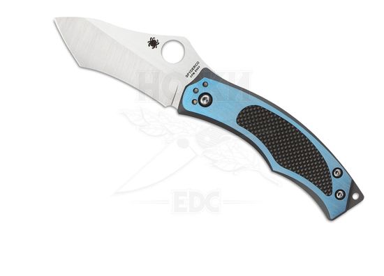 Складной нож Spyderco Vrango C201TIBLP c клинком из стали CPM-S30V, рукоять титан
