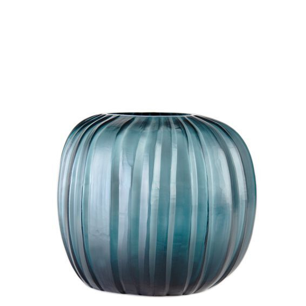 Ваза Guaxs Manakara Ocean Blue/Indigo, 26 см