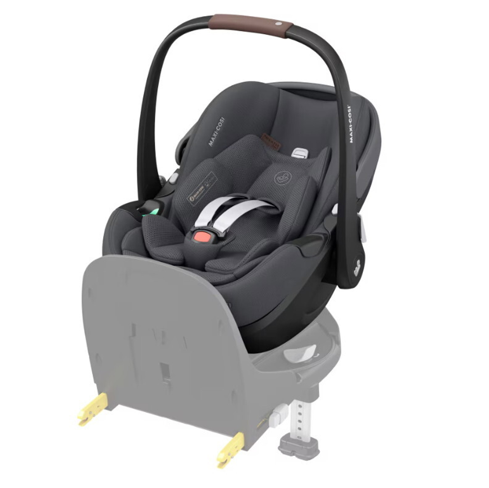 Автокресло Maxi-Cosi Pebble 360 Pro 0-13 кг с базой Family Fix 360 Prо 8052204110 Twillic Graphite/графит (2024)