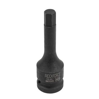Головка-бита 6-гранная ударная 9мм,1/2'' RockForce RF-24407809MPB