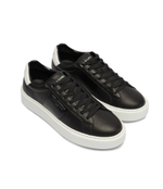 Кожаные кроссовки Karl Lagerfeld - черный(KL52221)