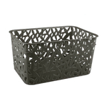 Корзинка универсальная 280х190х145 мм 6,3л (серый)