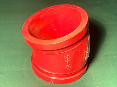 Угол бетоновода DN125*R275*15 короткий