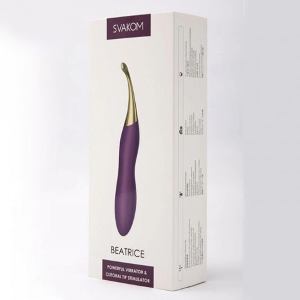 Клиторальный стимулятор Beatrice фиолетовый от SVAKOM